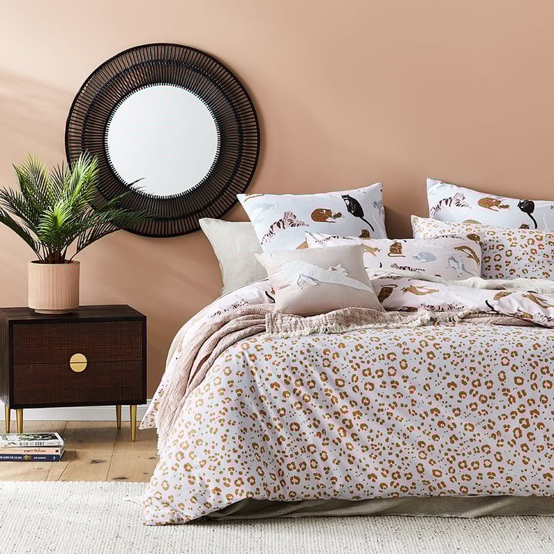 Trixie Pink Quilt Cover Set + Pillowcases