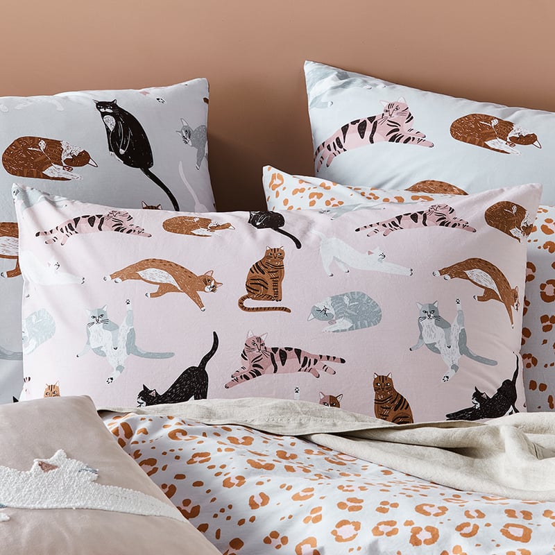 Trixie Pink Quilt Cover Set + Pillowcases