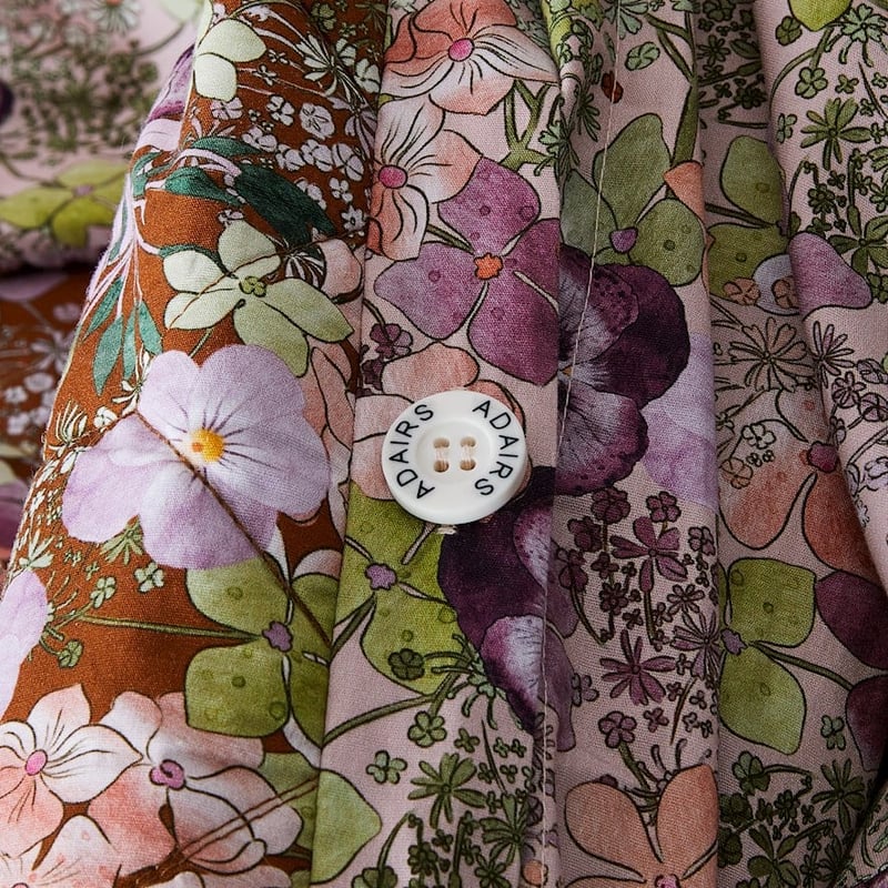 Anya Multi Quilted Quilt Cover + Pillowcases