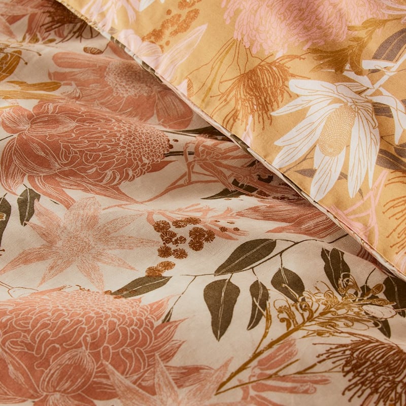 Winter Flora Multi Quilt Cover Set + Pillowcases