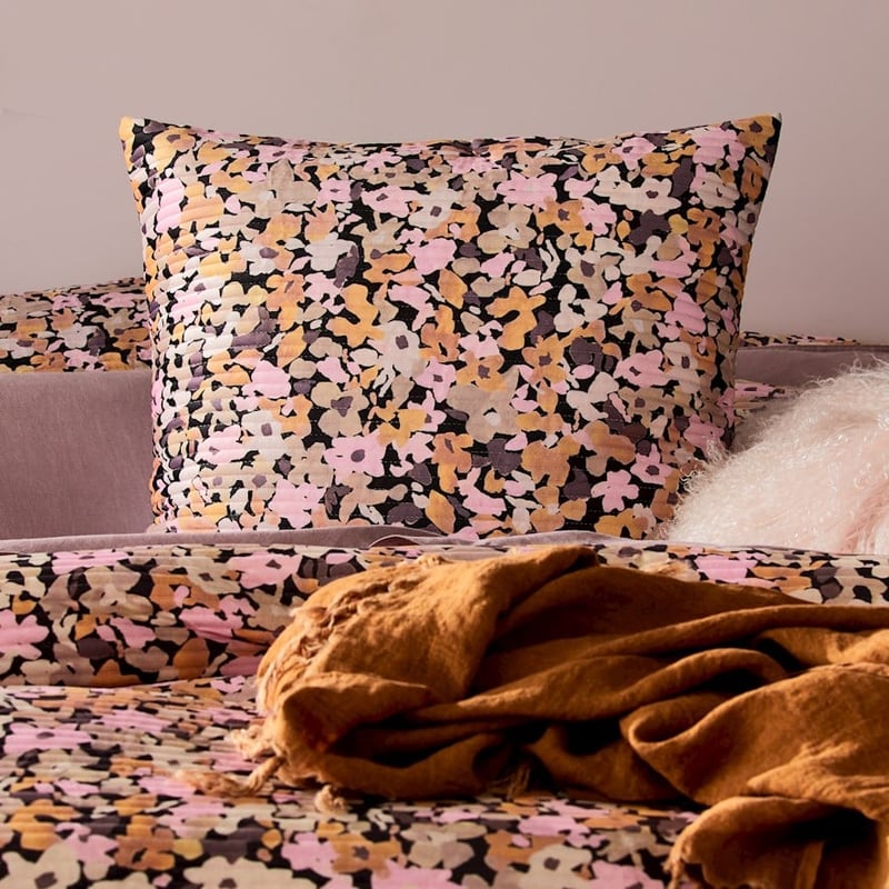 Meadow Multi Velvet Quilted Quilt Cover Separates