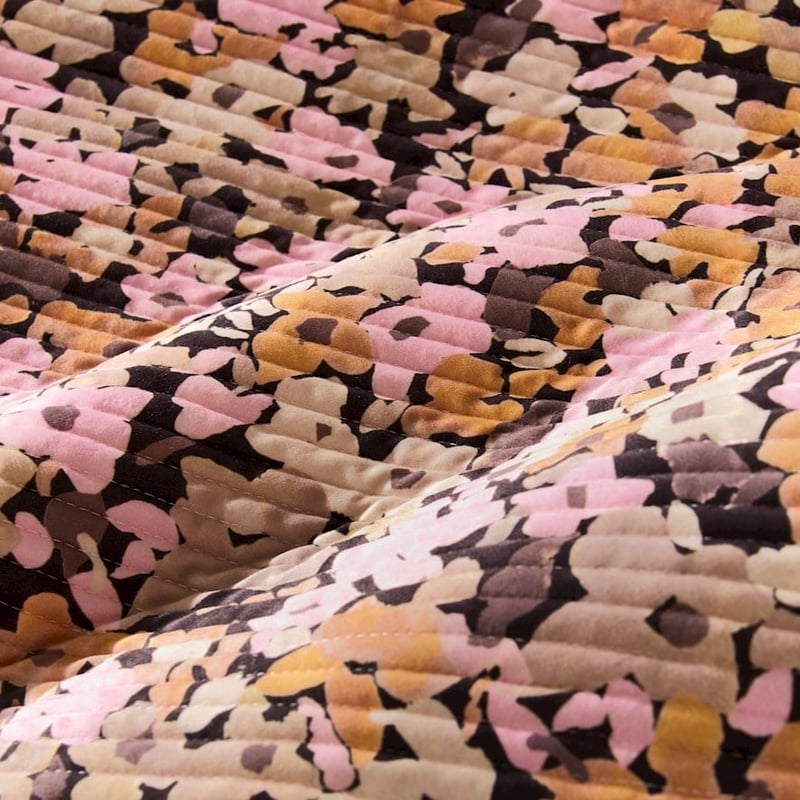 Meadow Multi Velvet Quilted Quilt Cover Separates