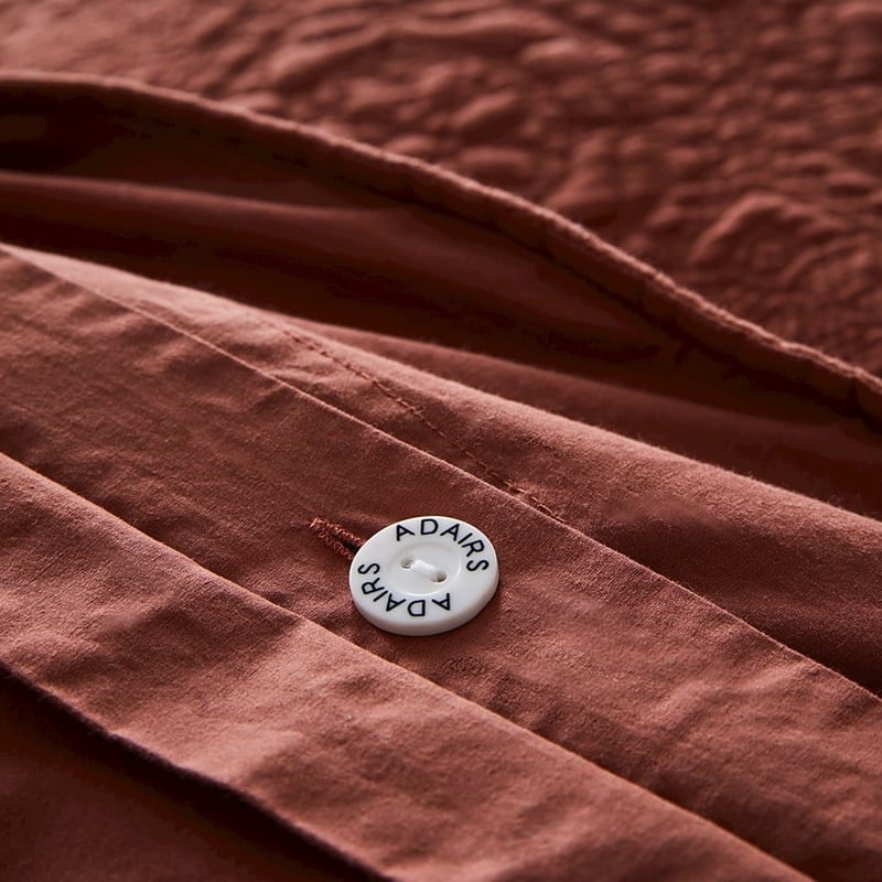 Mable Rustic Brown Quilted Quilt Cover Separates -