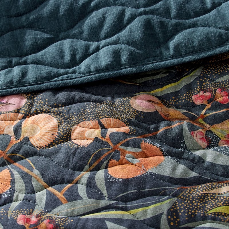 Dana Kinter Love Blooms Midnight Coverlet Separates