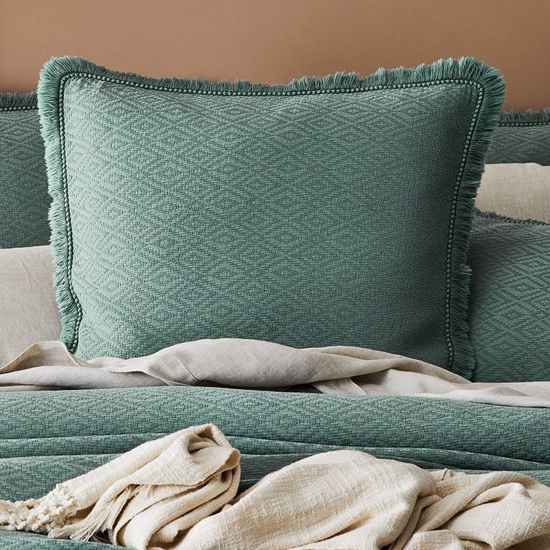 Mara Jacquard Sage Quilt Cover Separates