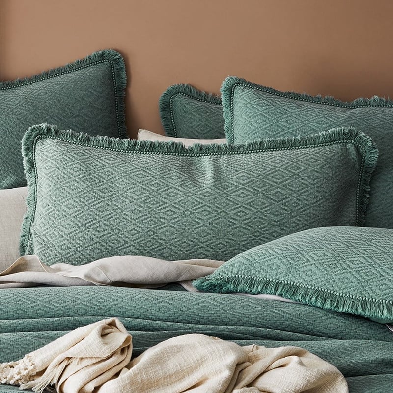 Mara Jacquard Sage Quilt Cover Separates
