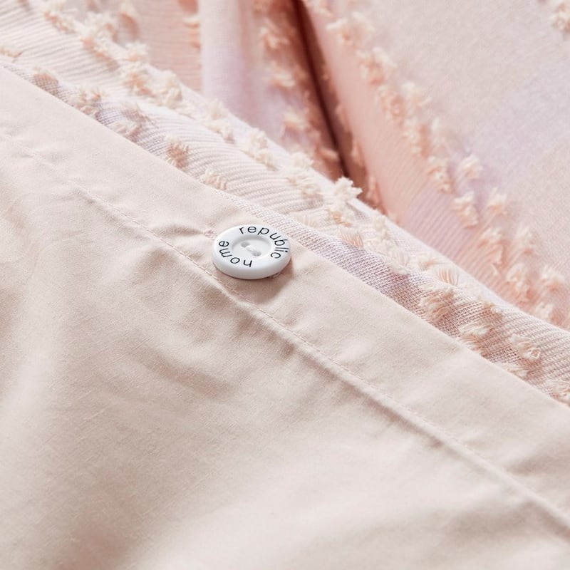 Imogen Jacquard Pastel Lilac Quilt Cover Set + Separates