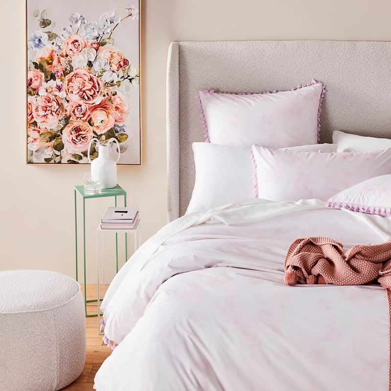 Juliette Pastel Lilac Quilt Cover Set + Separates