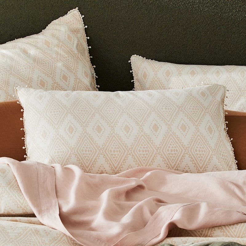 Safia Jacquard Sand Quilt Cover Separates