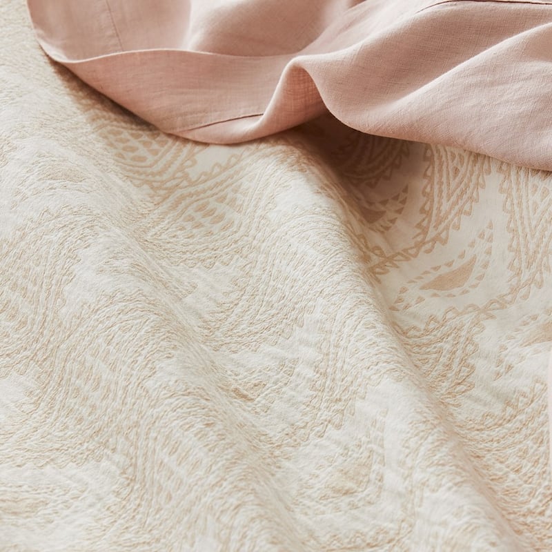Safia Jacquard Sand Quilt Cover Separates