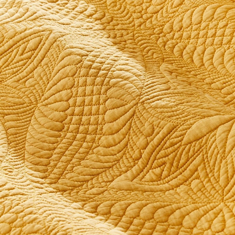 Jasmin Golden Spice Quilted Quilt Cover Separates