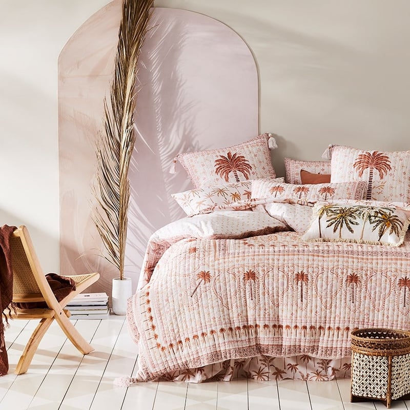 Kai Quilted Clay Quilt Cover Separates