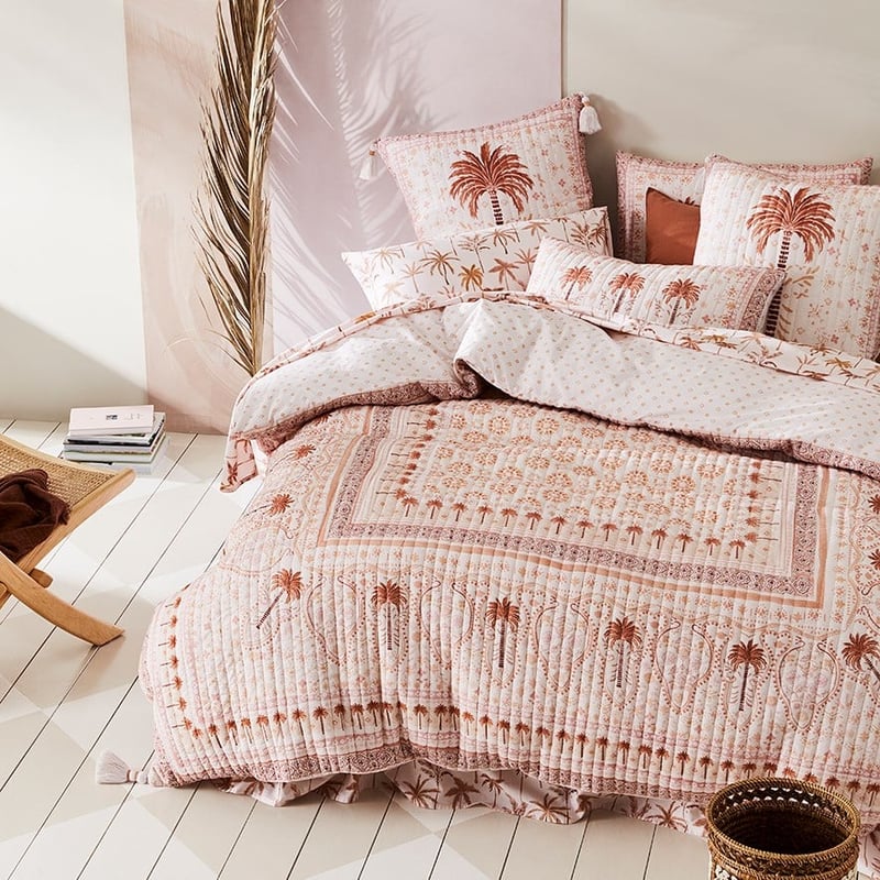 Kai Quilted Clay Quilt Cover Separates