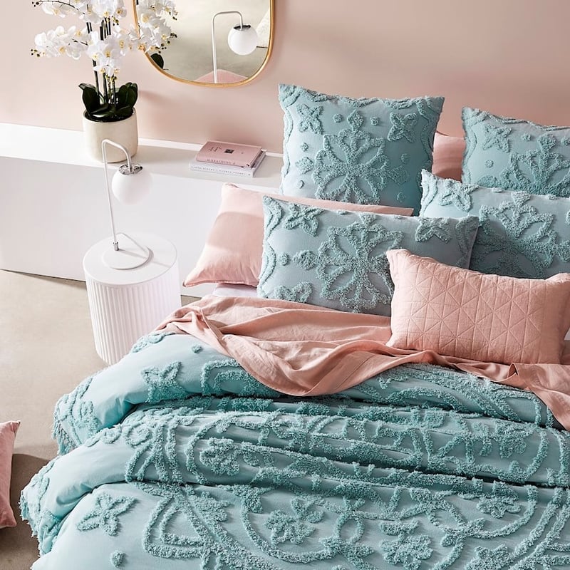 Arvi Tufted Mist Quilt Cover Separates