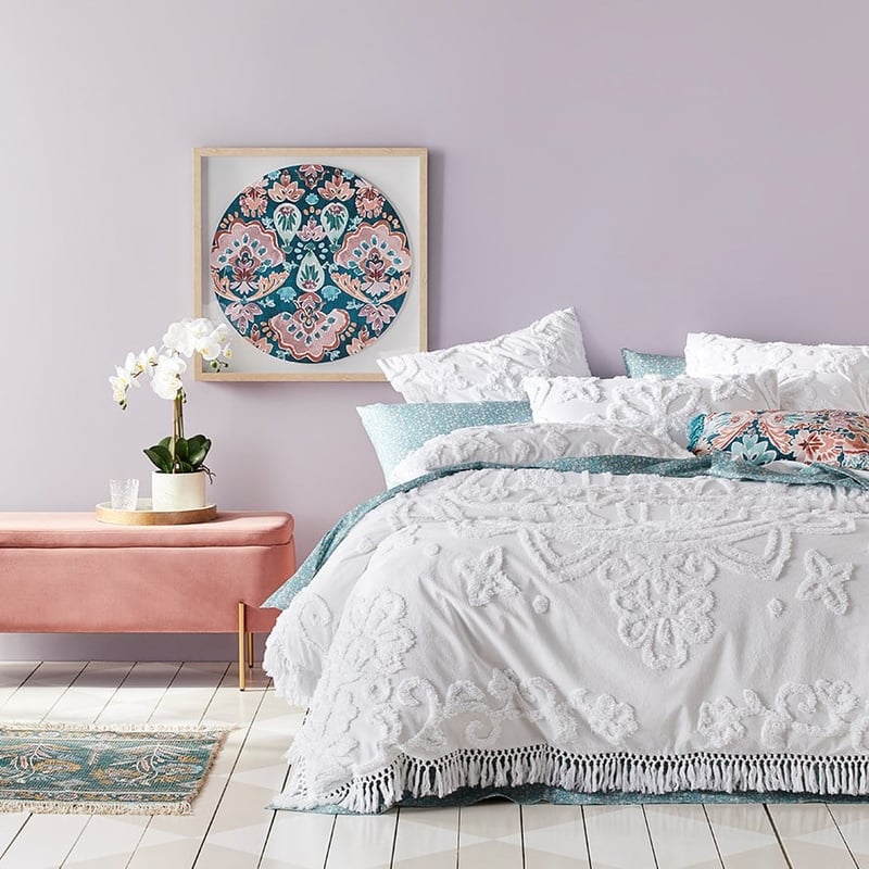 Arvi Tufted White Quilt Cover Separates