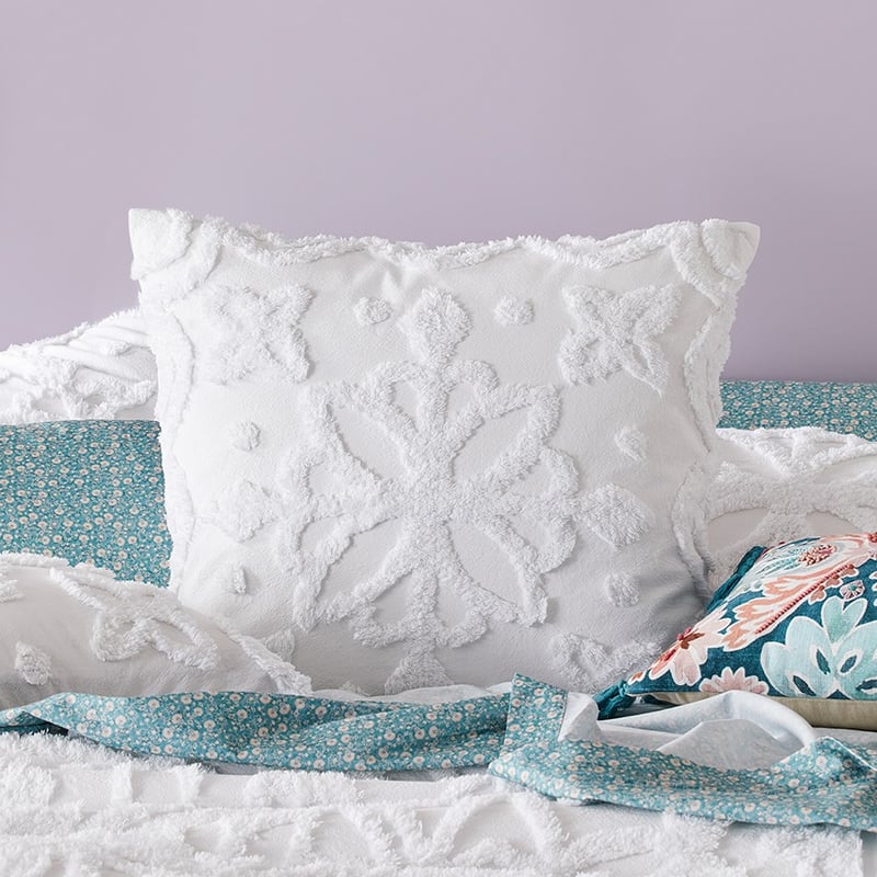 Arvi Tufted White Quilt Cover Separates