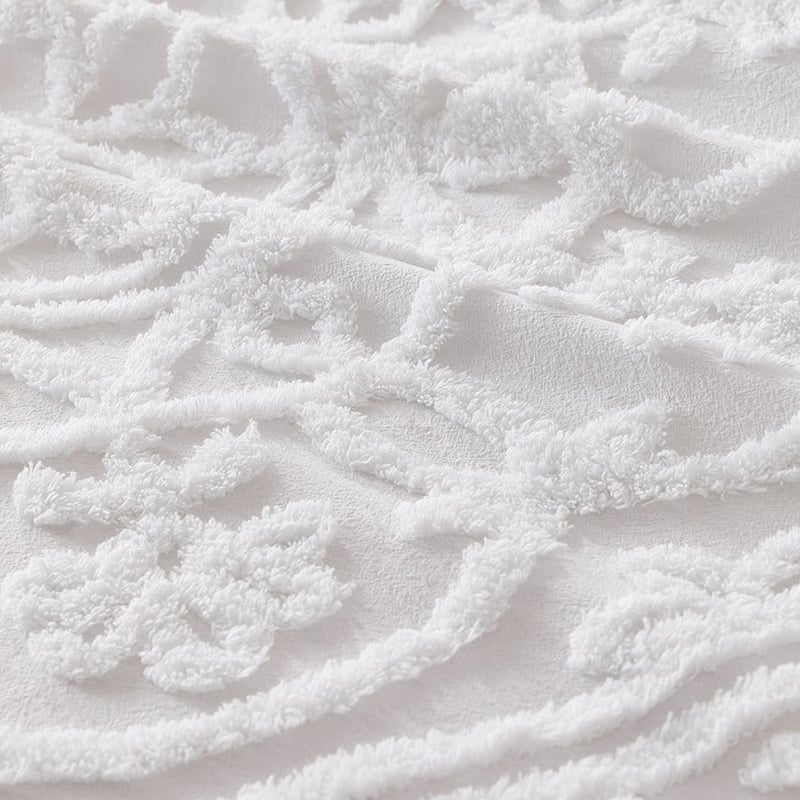 Arvi Tufted White Quilt Cover Separates