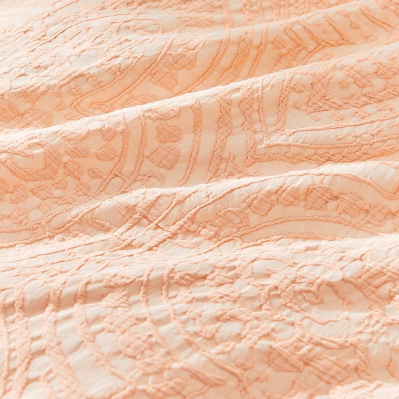 Esha Matelasse Pink Sand Quilt Cover Separates