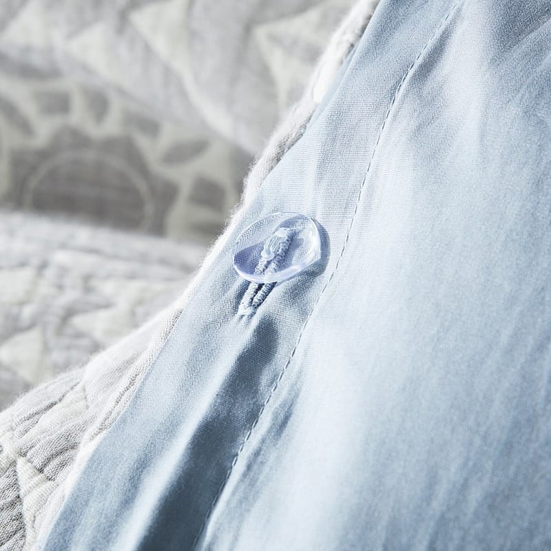 Saira Matelasse Stone Quilt Cover Separates