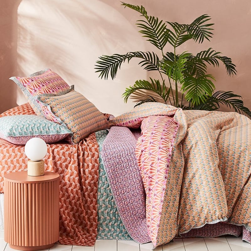 Mumbai Hot Pink Quilt Cover Set + Separates