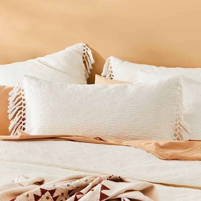 Margot Tassel Natural Quilt Cover Separates
