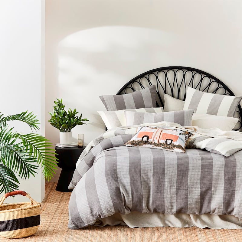 Storm Grey Quilt Cover Set + Separates