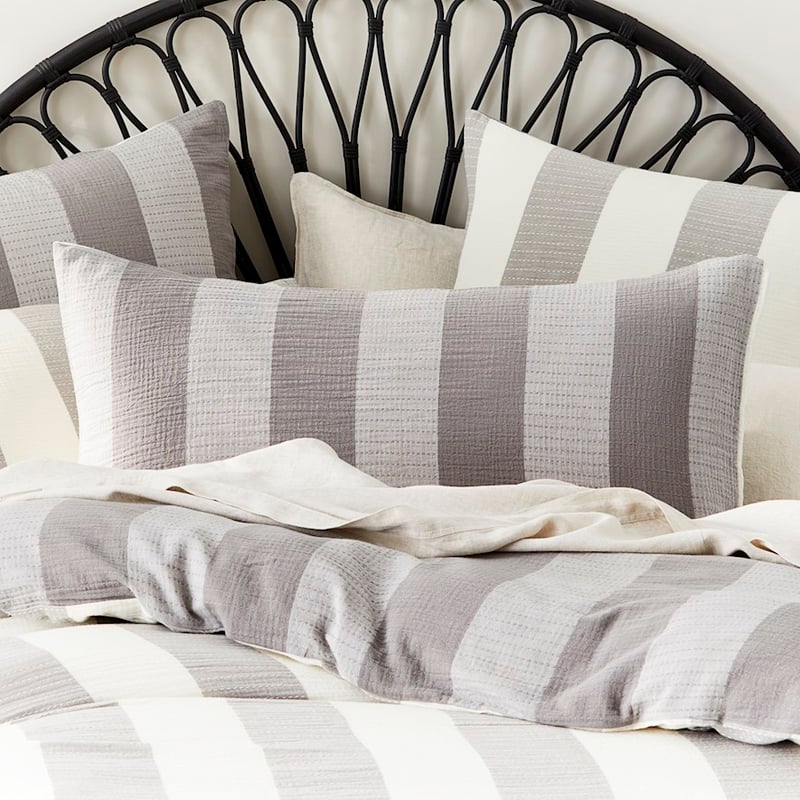 Storm Grey Quilt Cover Set + Separates