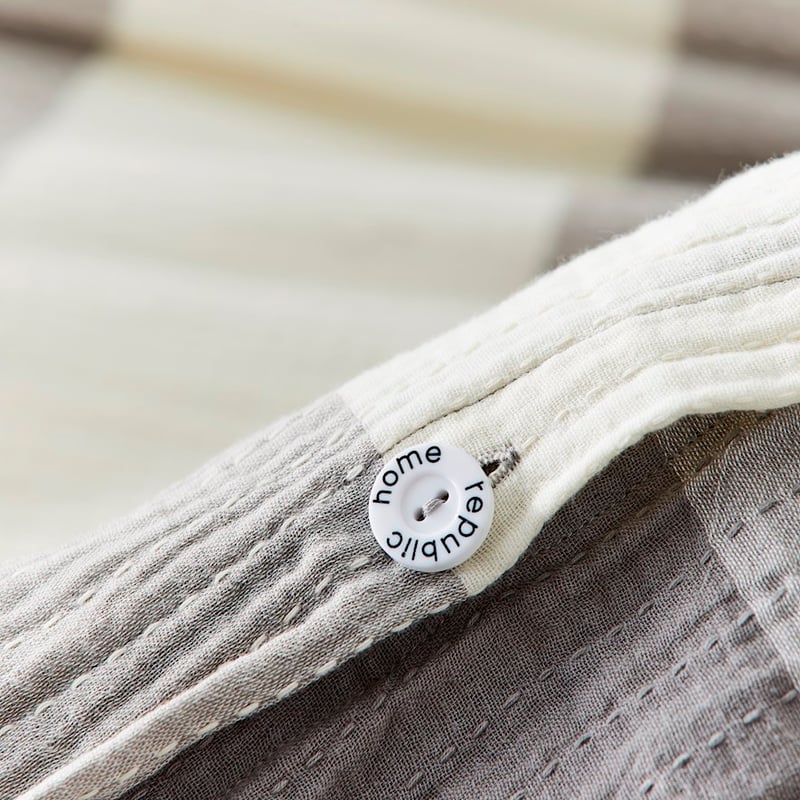 Storm Grey Quilt Cover Set + Separates