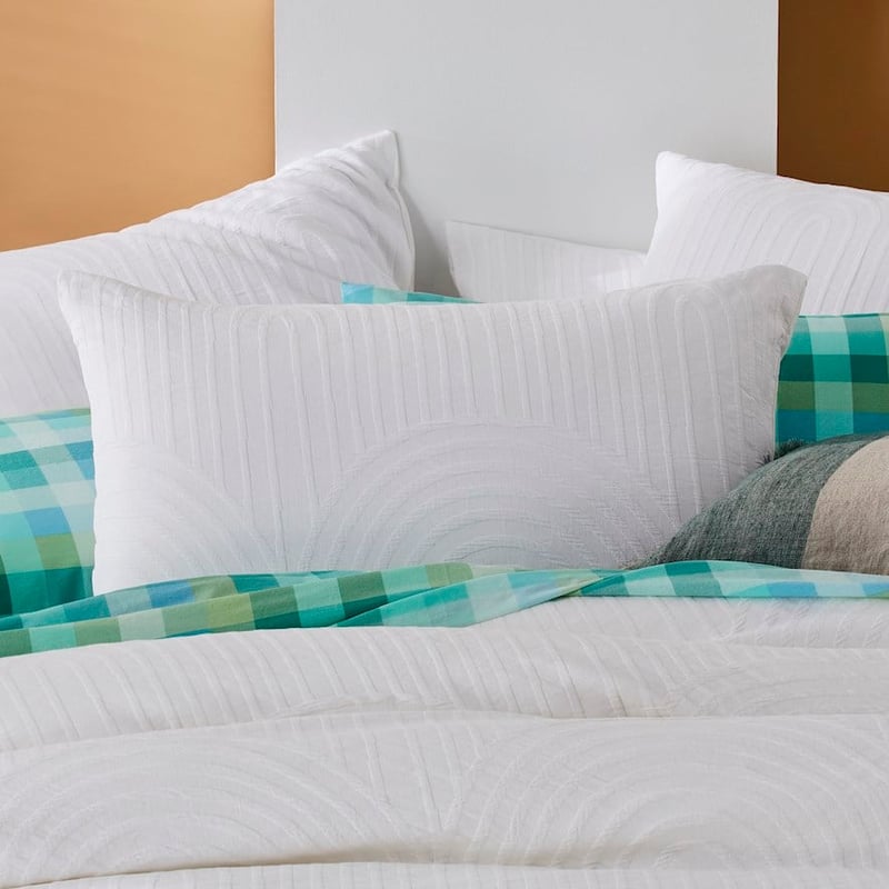 Andie Matelasse White Quilt Cover Separates