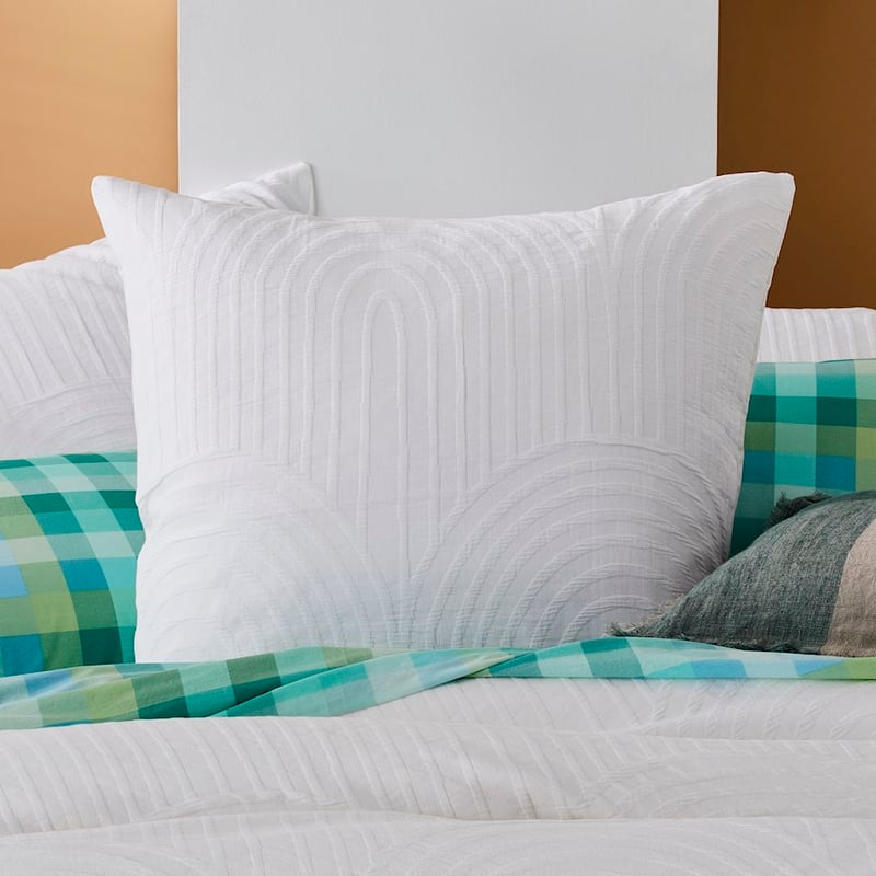 Andie Matelasse White Quilt Cover Separates