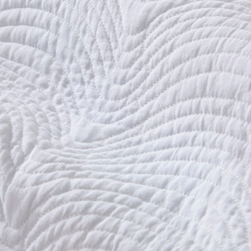 Celeste White Quilted Quilt Cover Separates