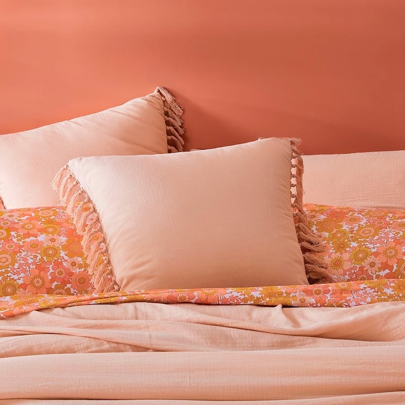 Erin Tassel Dusty Pink Quilt Cover Set + Separates