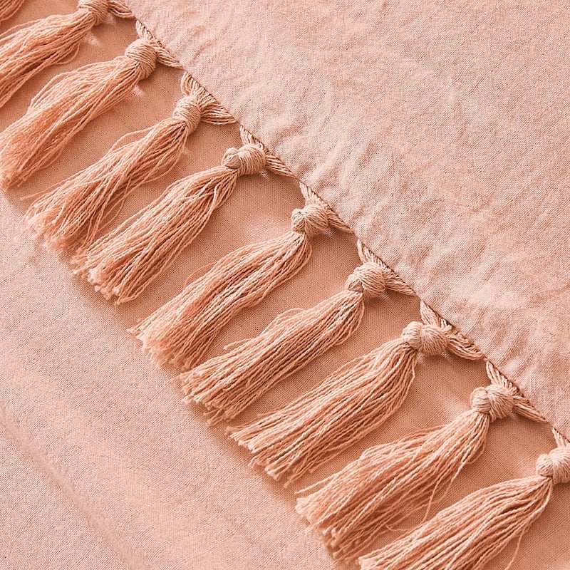 Erin Tassel Dusty Pink Quilt Cover Set + Separates