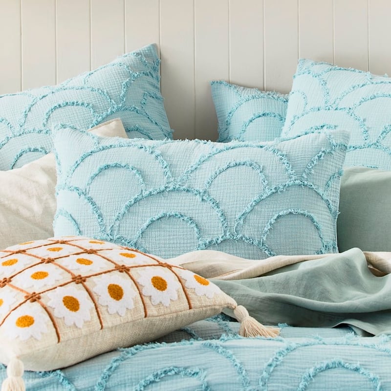 Sachi Aqua Mist Quilt Cover Separates