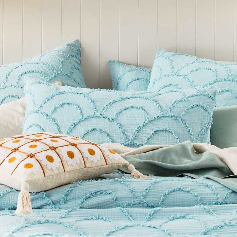 Sachi Aqua Mist Quilt Cover Separates