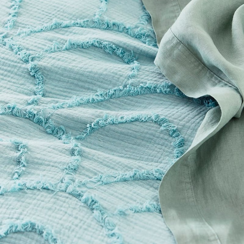 Sachi Aqua Mist Quilt Cover Separates