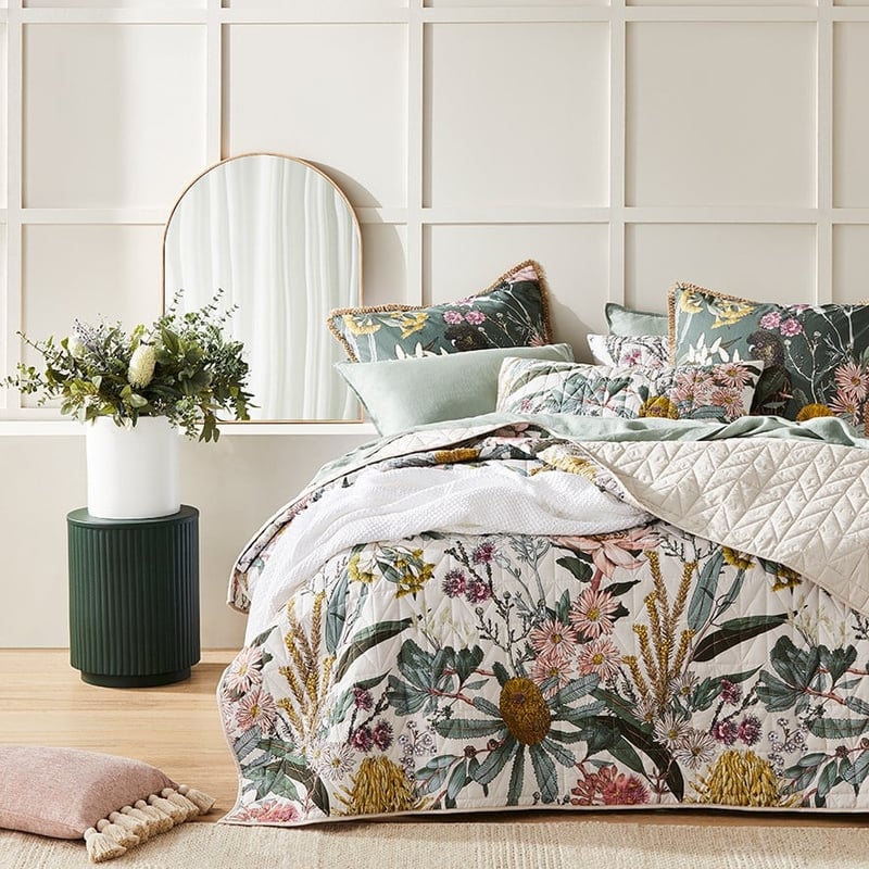 Dusk Bushlands Quilted Coverlet Separates