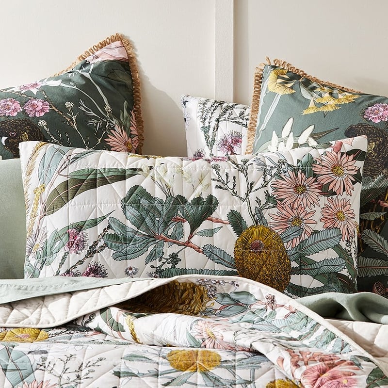 Dusk Bushlands Quilted Coverlet Separates