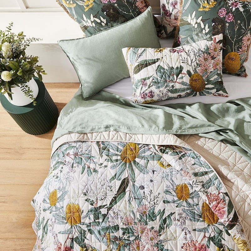 Dusk Bushlands Quilted Coverlet Separates