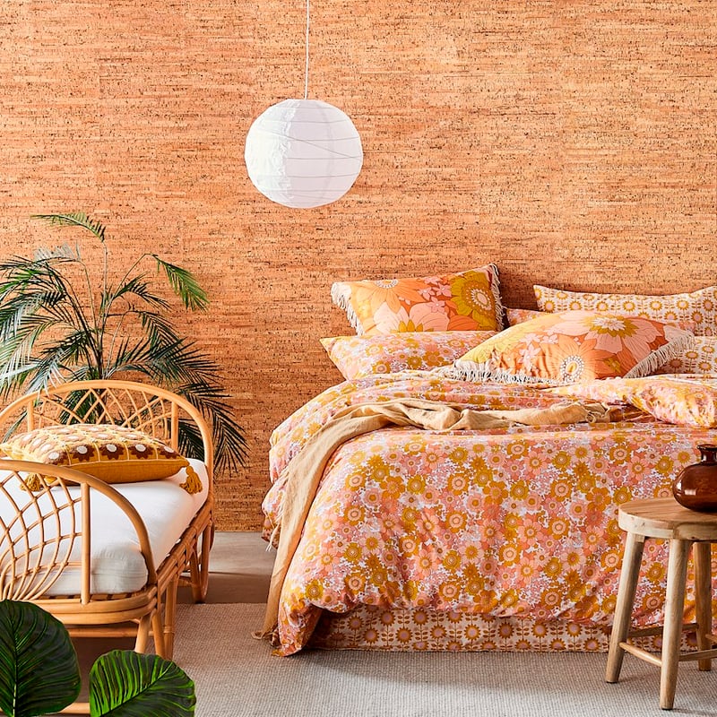 Cynthia Floral Golden Quilt Cover Set + Separates