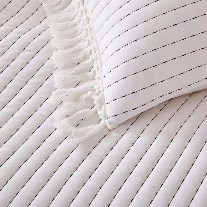 Victoria Off White Quilted Quilt Cover Separates