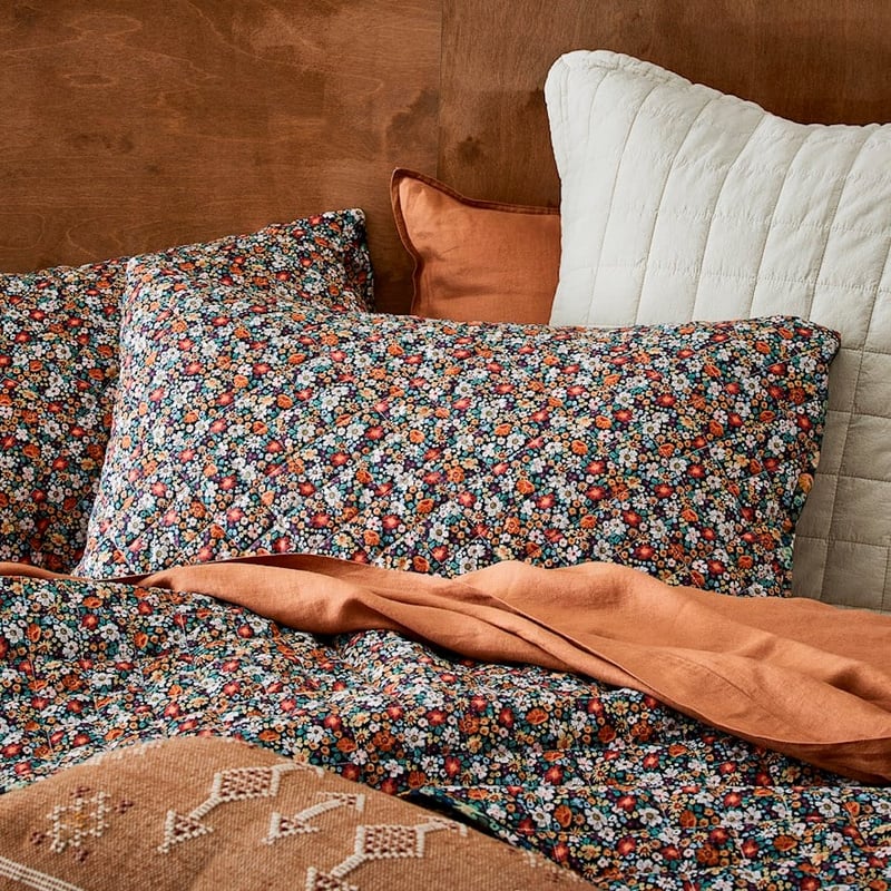 Auburn Floral Quilted Coverlet Separates