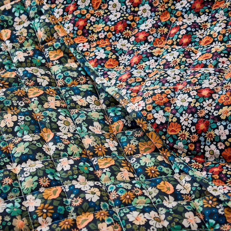 Auburn Floral Quilted Coverlet Separates