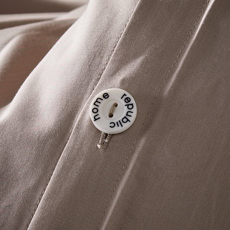 600TC Bamboo Cotton Buff Quilt Cover Separates