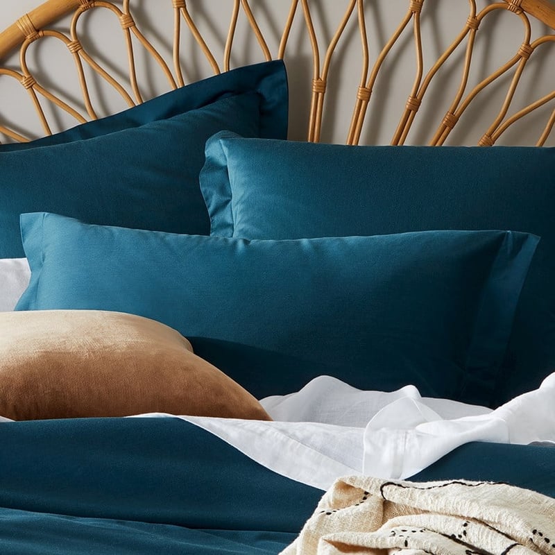 600TC Bamboo Cotton Peacock Quilt Cover Separates