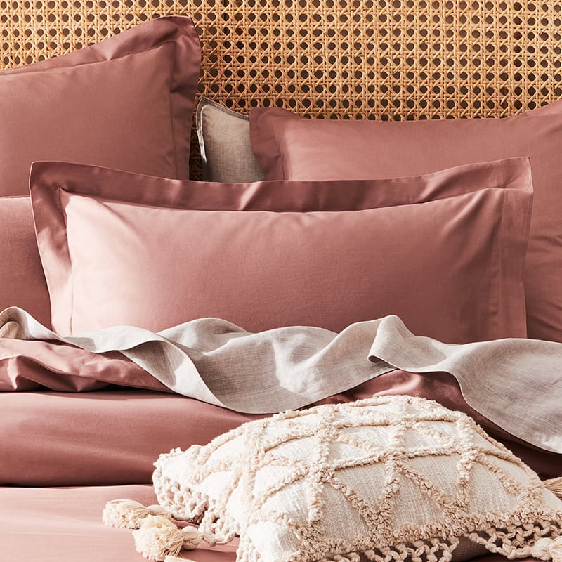 600TC Bamboo Cotton Rose Quilt Cover Separates