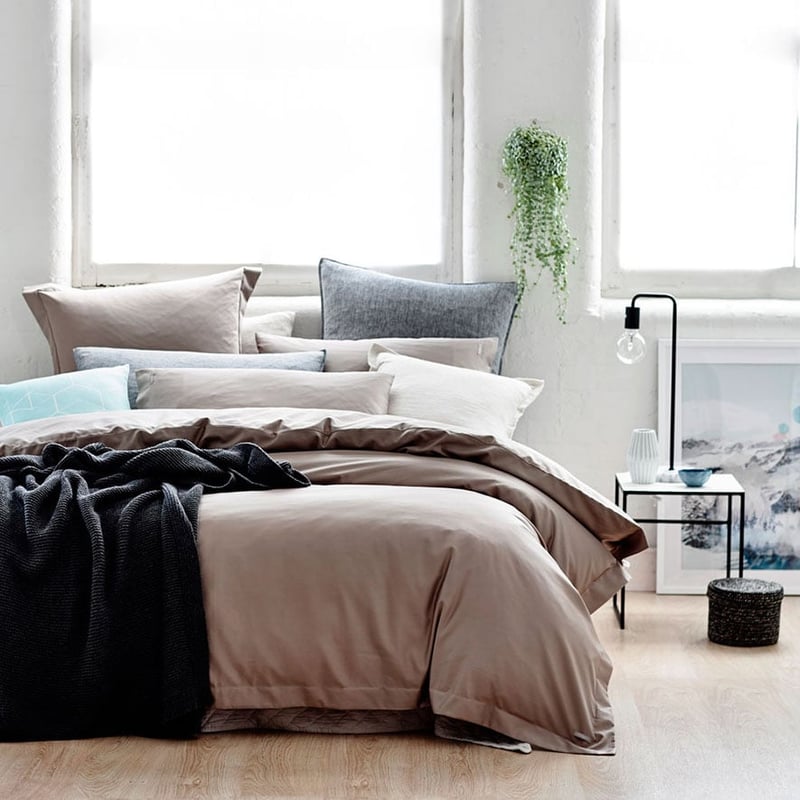 600TC Cotton Bamboo Mud Quilt Cover