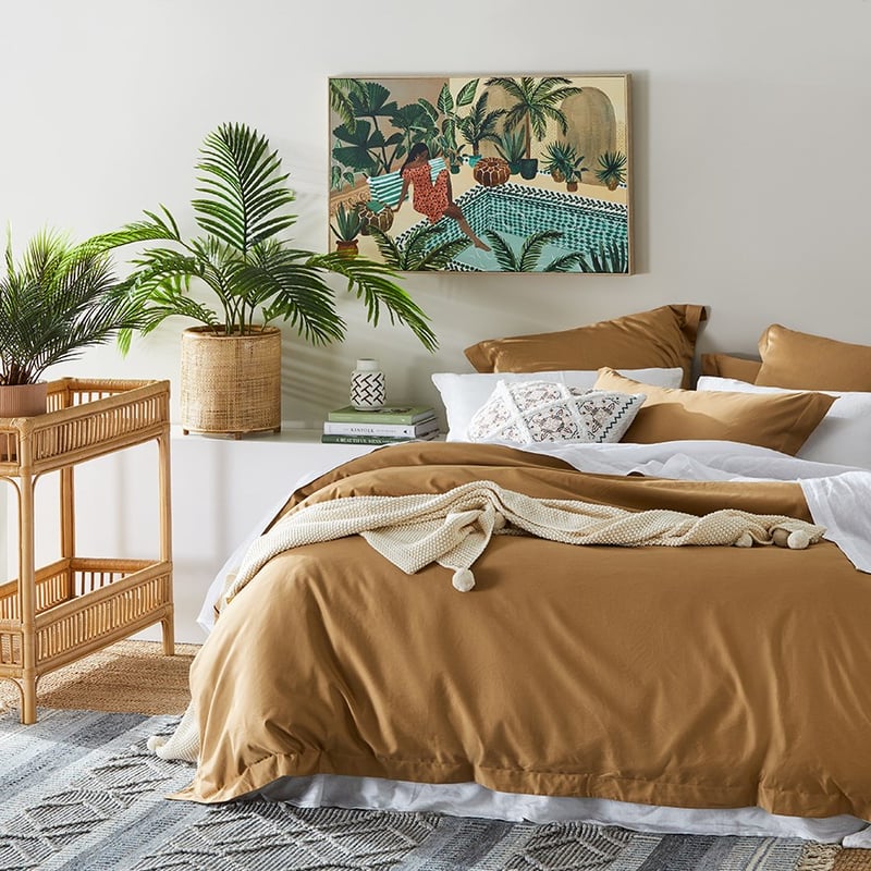 600TC Bamboo Cotton Spice Quilt Cover Separates
