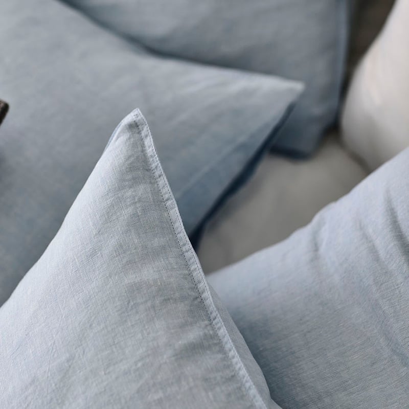 Vintage Washed Linen Chambray Quilt Cover Separates