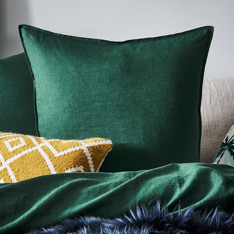 Vintage Washed Linen Ivy Quilt Cover Separates